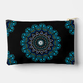 Pochette À Accessoires Cute Blue Dot Art Mandala Motif (Verso)