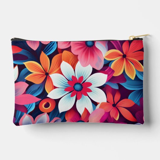 Pochette À Accessoires Cute Floral Pattern Accessory Pouch (Verso)