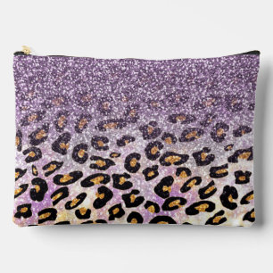 Pochette À Accessoires Cute girly tendance violet faux parties scintillan