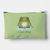 Pochette À Accessoires Cute grenouille Green Zipped Pouch (Verso)
