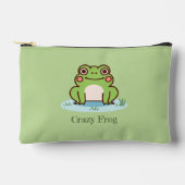 Pochette À Accessoires Cute grenouille Green Zipped Pouch (Recto)