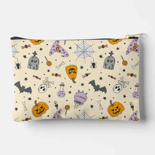 Pochette À Accessoires Cute Motif Halloween (Verso)