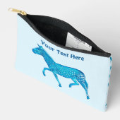 Pochette À Accessoires Cute Polka Dot Zebra (Ouvrir)