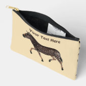 Pochette À Accessoires Cute Polka Dot Zebra (Ouvrir)