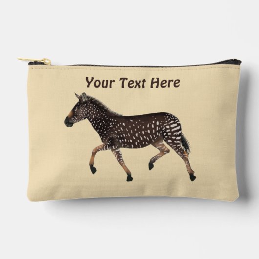 Pochette À Accessoires Cute Polka Dot Zebra (Recto)