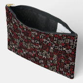 Pochette À Accessoires cyrillique (Ouvrir)