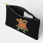Pochette À Accessoires Dabbing Mexican Poncho Cinco De Mayo Fiesta Party (Ouvrir)