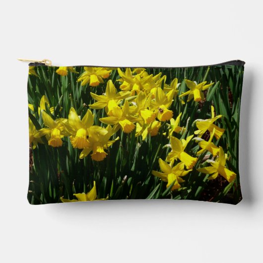 Pochette À Accessoires Daffodiles Jaunes I Fleurs De Printemps Cheveux (Recto)