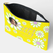 Pochette À Accessoires Daisy Simple Photo Jaune (Ouvrir)