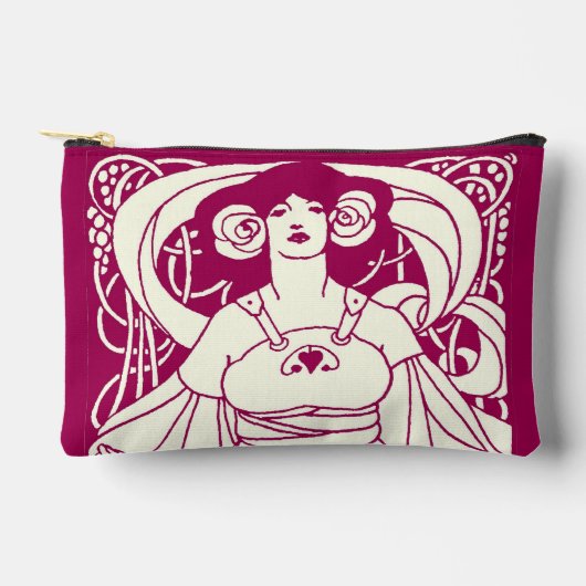 Pochette À Accessoires Dame de récolte Art nouveau (Recto)