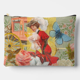 Pochette À Accessoires Dame victorienne femme élégante riche illustration