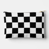 Pochette À Accessoires Damier noir et blanc (Verso)