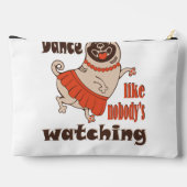 Pochette À Accessoires Danse comme personne ne regarde poule Carlin chien (Verso)