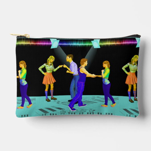 Pochette À Accessoires Danseurs à voilure avec projecteurs (Recto)