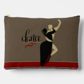 Pochette À Accessoires Danseurs en Silhouette (Recto)