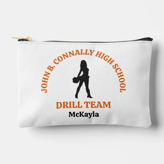 Pochette À Accessoires Danseuse de l'équipe de drill de l'école secondair (Recto)
