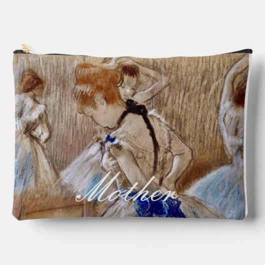 Pochette À Accessoires Danseuse Degas Avec Ruban Bleu (Recto)