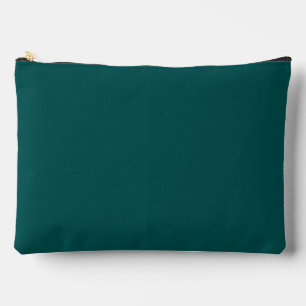 Pochette À Accessoires Dark Teal Solid Color