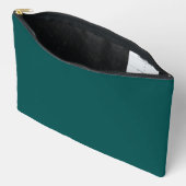 Pochette À Accessoires Dark Teal Solid Color (Ouvrir)