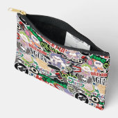 Pochette À Accessoires DC Super-Villains Cartoon Pattern (Ouvrir)