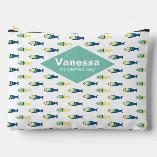 Pochette À Accessoires De mignons petits poissons. (Recto)
