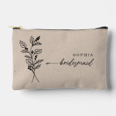 Pochette À Accessoires Décember Mois de naissance Fleur Épouse personnali (Recto)