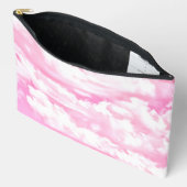 Pochette À Accessoires Décor rose Rose Joyeux Nuages (Ouvrir)