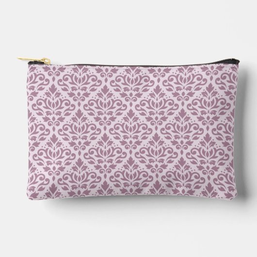 Pochette À Accessoires Défiler le motif Damas Mauve sur rose (Recto)