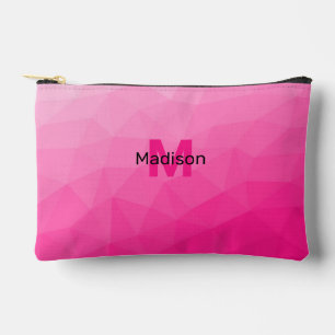 Pochette À Accessoires Dégradé rose chaud motif en maille géométrique Mon