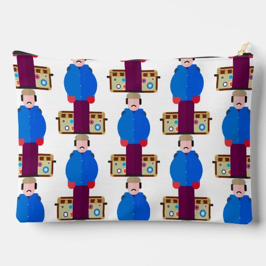 Pochette À Accessoires Del Griffith – Patterned Zipper Accessory Pouch (Verso)