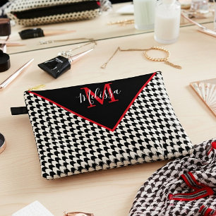 Pochette À Accessoires Dent de chien personnalisée