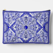 Pochette À Accessoires Dentelle en céramique Bleu de Grèce (Recto)