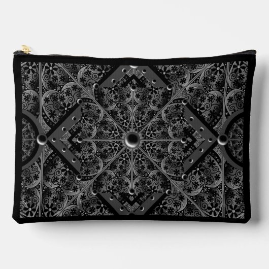 Pochette À Accessoires Dentelle en céramique Noir (Recto)