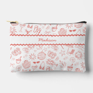 Pochette À Accessoires Dernier Toast Fantaisiste sur la Côte Corail