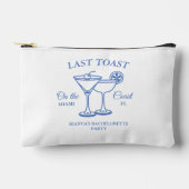 Pochette À Accessoires Dernier toast sur la côte Bachelorette Week-end de (Recto)