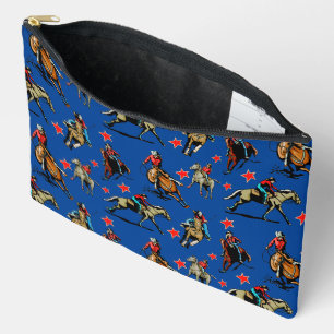 Pochette À Accessoires Des Chauffeuses De Rodéo Occidentales À Cheval