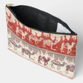 Pochette À Accessoires Desert Camels Caravan Art (Ouvrir)