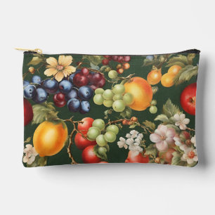 Pochette À Accessoires Design italien élégant avec Fruits et Fleurs