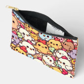Pochette À Accessoires Design Motif de poulet de Chibi Cute (Ouvrir)