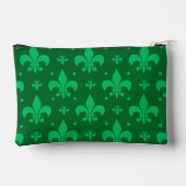 Pochette À Accessoires Design Motif Fleur de lis vert (Verso)