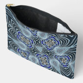 Pochette À Accessoires Design noir/bleu Vertigo (Ouvrir)