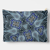 Pochette À Accessoires Design noir/bleu Vertigo (Verso)
