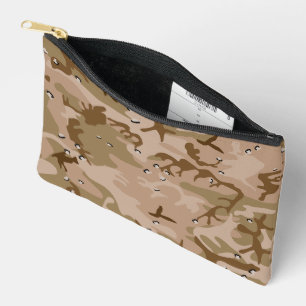 Pochette À Accessoires Dessert Camouflage avec galets, Militaire, Armée