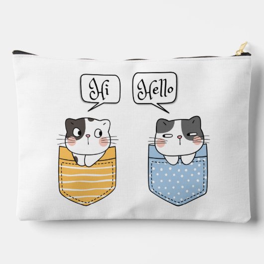 Pochette À Accessoires deux chats (Verso)