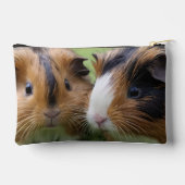 Pochette À Accessoires Deux cochons d'Inde bébé écaille de tortue, (Verso)