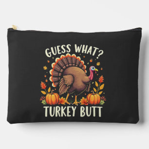 Pochette À Accessoires Devinez Quoi ? Turquie Mais Thanksgiving Drôle