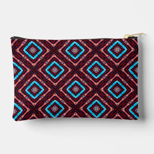 Pochette À Accessoires Diamant Bleu (Verso)