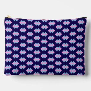 Pochette À Accessoires Diamant Bleu Grand