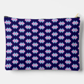 Pochette À Accessoires Diamant Bleu Grand (Verso)