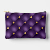 Pochette À Accessoires Diamants violets et or Tufté (Recto)